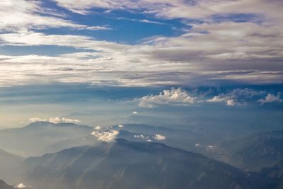 Low angle view of cloudscape