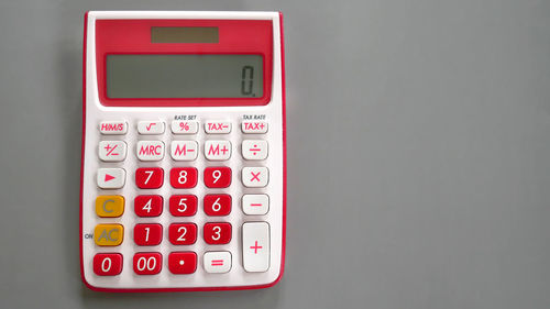 Ten digits accounting calculator