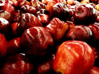 Full frame shot of strawberries
