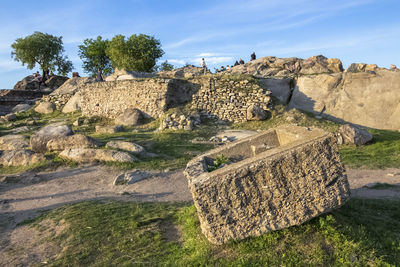 Old ruins of a building