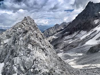 Mountain peak view