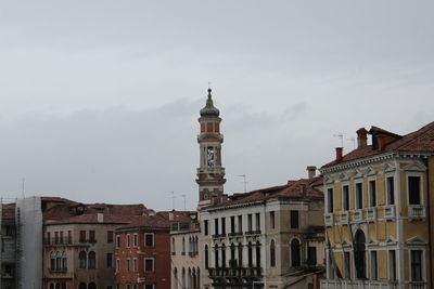 View of buildings in city against sky