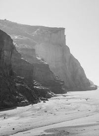 Scenic view of rocky mountains against sky
