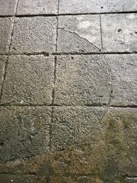 Full frame shot of paving stone