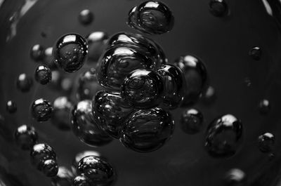 Close-up of bubbles