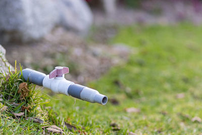 Water intake for garden irrigation