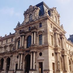 Low angle view of historical building