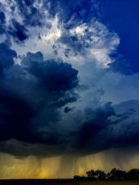 Low angle view of cloudy sky