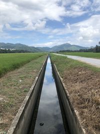 Scenic view of landscape against sky