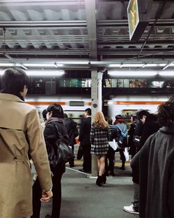 People in market