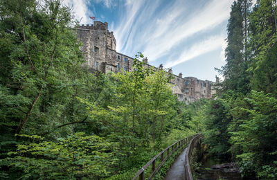 Panoramic shot of historic building against sky