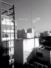 Office buildings against sky