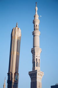 Low angle view of cathedral against blue sky