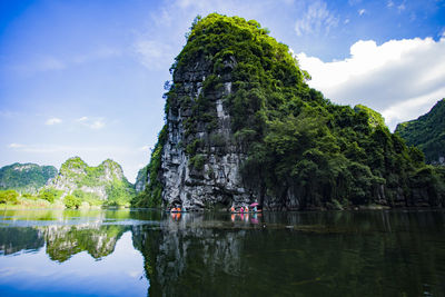 A corner of the mountains in trang an, ninh binh