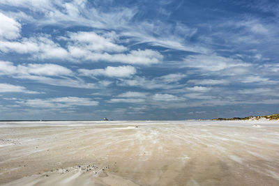 Scenic view of desert against sky