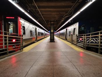 Train at subway