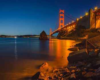 View of bridge over sea