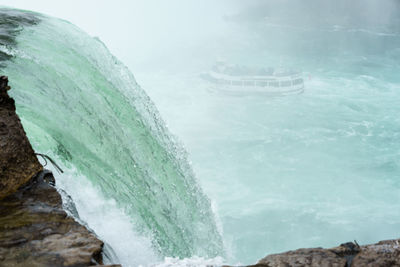 Close-up of sea waves