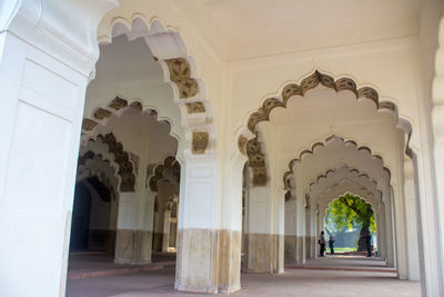 Corridor of historic building