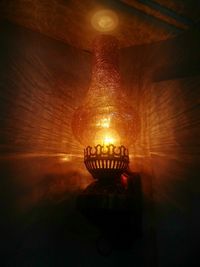 Illuminated lamp
