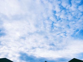 Low angle view of clouds in sky