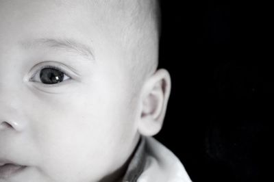 Close-up portrait of baby