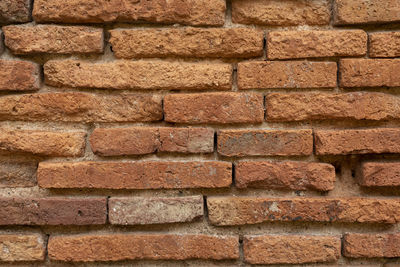 Full frame shot of brick wall