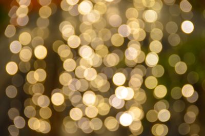 Defocused image of christmas lights