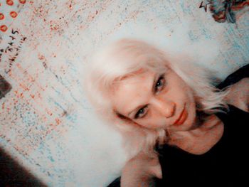 Portrait of young woman