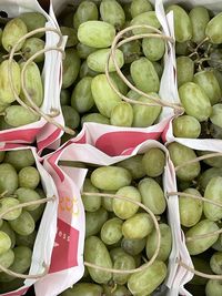 Full frame shot of vegetables for sale at market stall