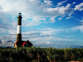 Lighthouse against sky