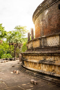 Old ruins against sky