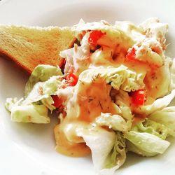 Close-up of food in plate