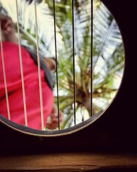 Close-up of person