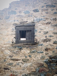 Low angle view of old building