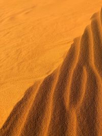 Full frame shot of sand dune