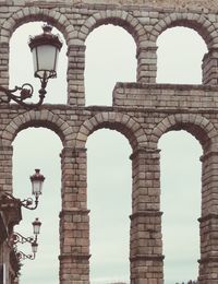 Low angle view of historical building