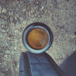 Close-up of coffee cup