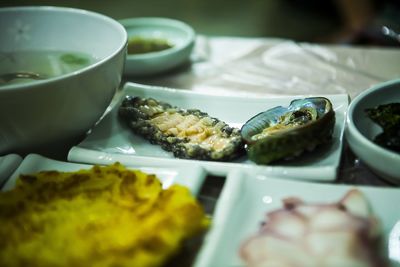 Close-up of food in plate