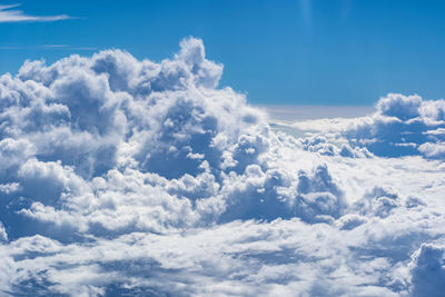 Low angle view of clouds in sky