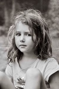 Close-up portrait of girl