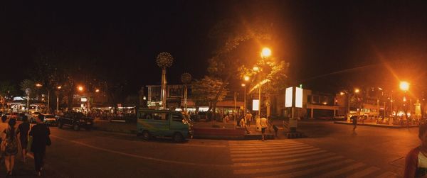 Street light at night