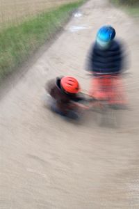 Close-up of ball on sand