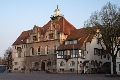 Buildings against sky in city