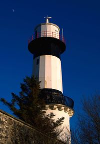 Low angle view of lighthouse