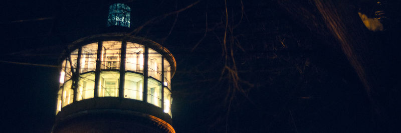 Low angle view of window in temple