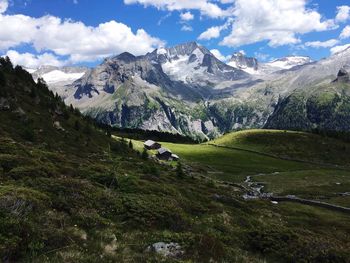 Scenic view of mountains