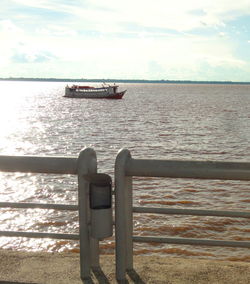 Boats in sea