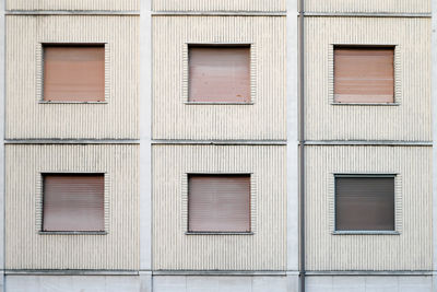 Old popular building windows