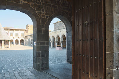 Interior of old building